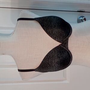 Victoria's Secret Uplift Semi Demi Underwire Bra Size 36D Gray/Black